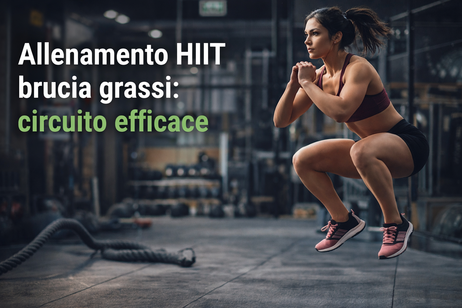 Il mio allenamento HIIT brucia grassi