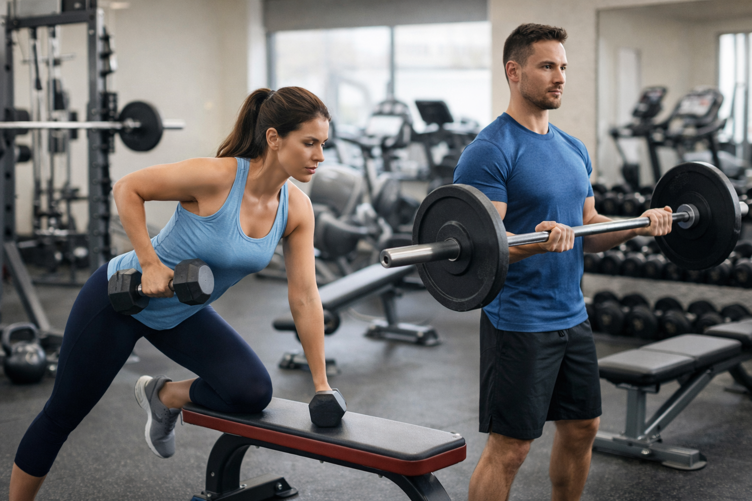 Allenamento Total Body con attrezzi