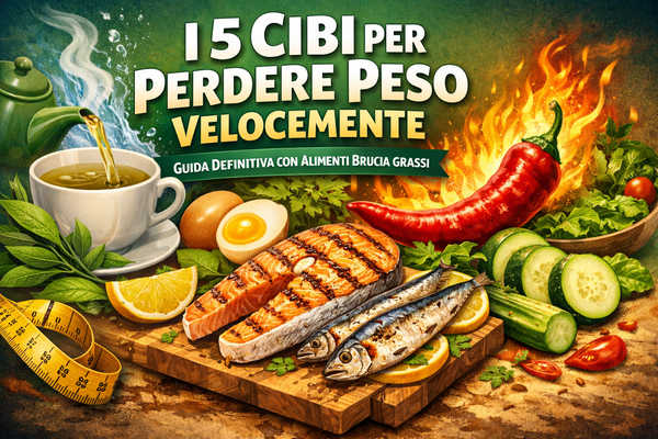 I 5 Cibi per Perdere Peso Velocemente: Guida Definitiva con Alimenti Brucia Grassi